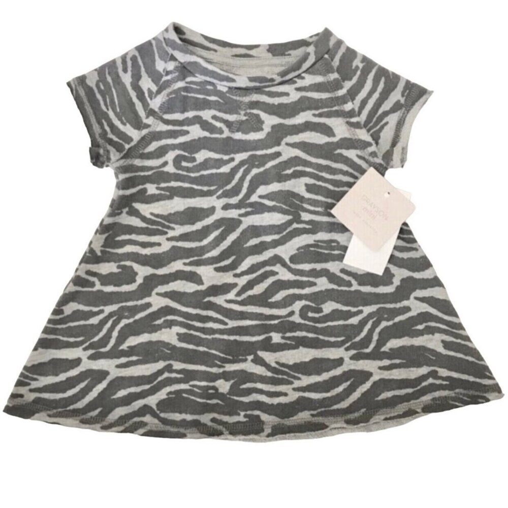 5/$25 NWT Grayson Mini Zebra Dress Size 12m